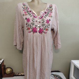sacred threads size Large minidress/long shirt
